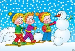 Картинки по запросу зима картинки для детей | Kids playing, Children,  Children illustration